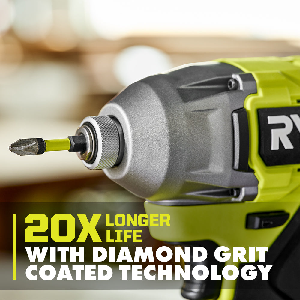 5 PC. 2" Diamond Grit Impact Drive Bits