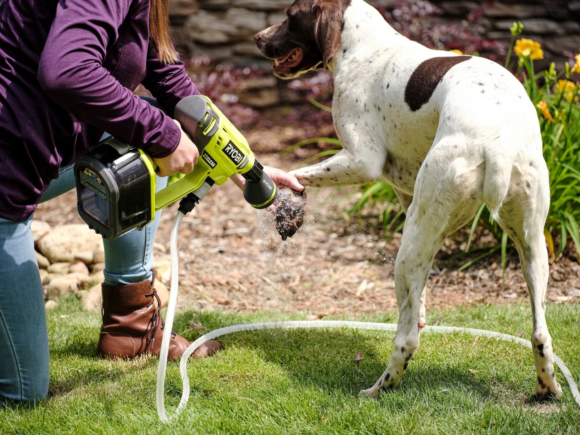 EZCLEAN Garden Hose Spray Head