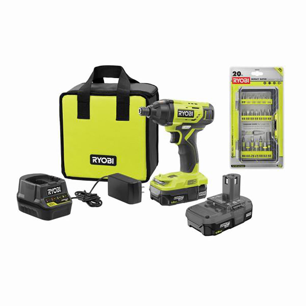 18V ONE+ Impact Driver Kit with 20 PC. Impact Rated Driving Kit