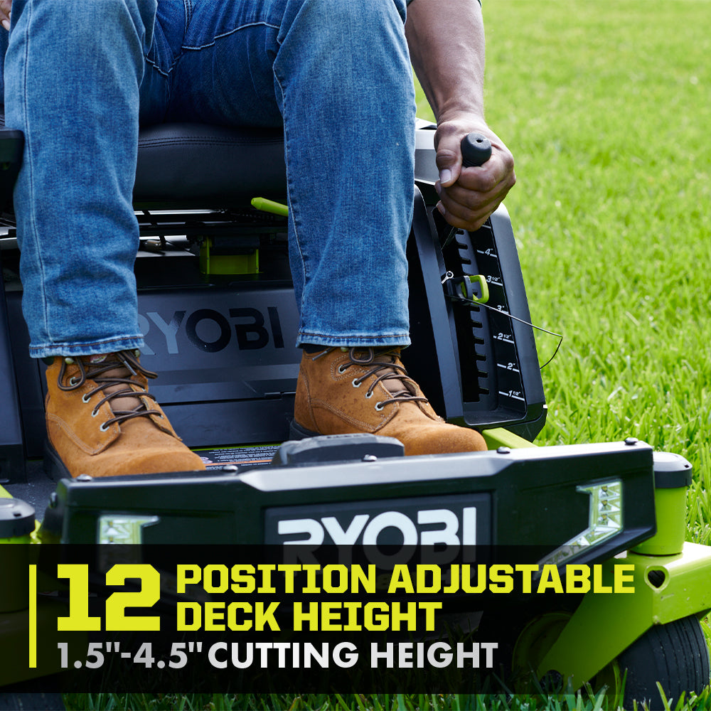 80V HP Brushless 30" Lithium Electric Zero Turn Riding Mower Kit