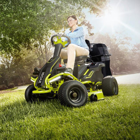 Electric Riding Mower Bagger Attachment