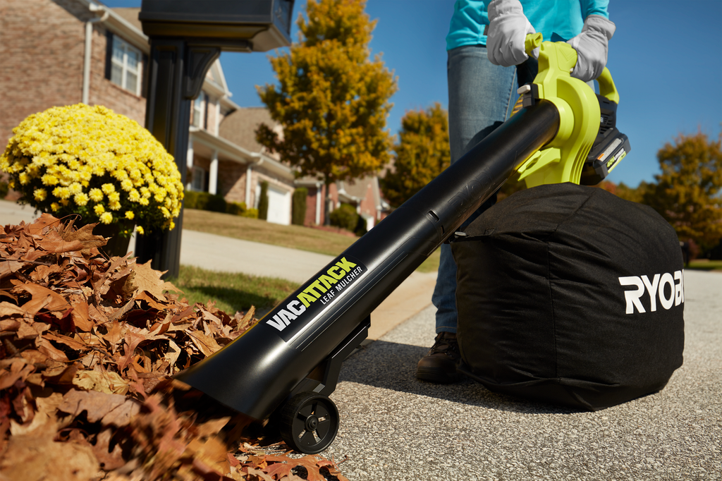 40V VAC ATTACK Leaf Vacuum/Mulcher Kit