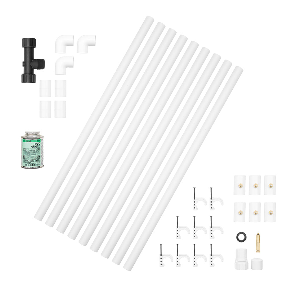 1/2" x 12" Professional PVC Misting Kit