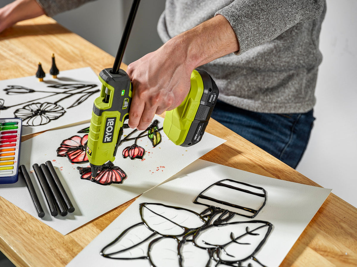 12 PC. All Purpose Full Size Black Glue Sticks
