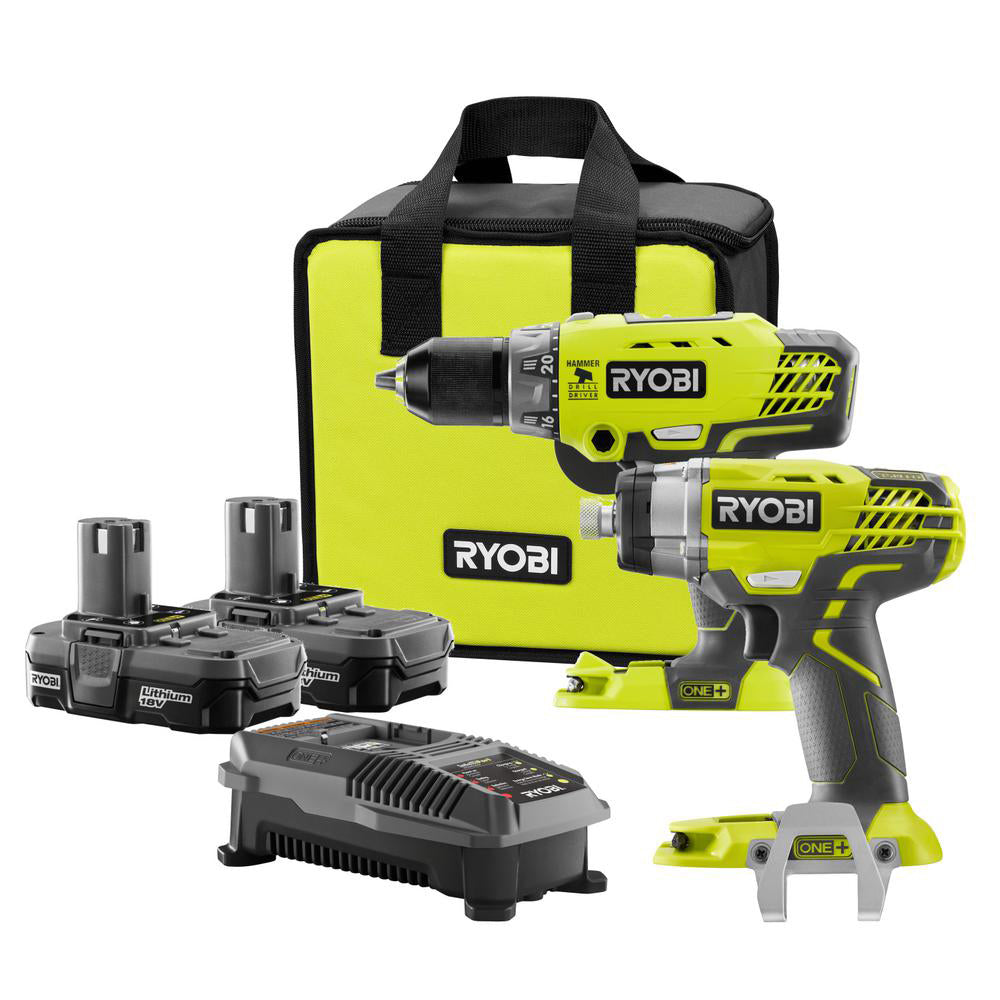 18V ONE+ Lith-Ion Hammr Drill/Impact Kit