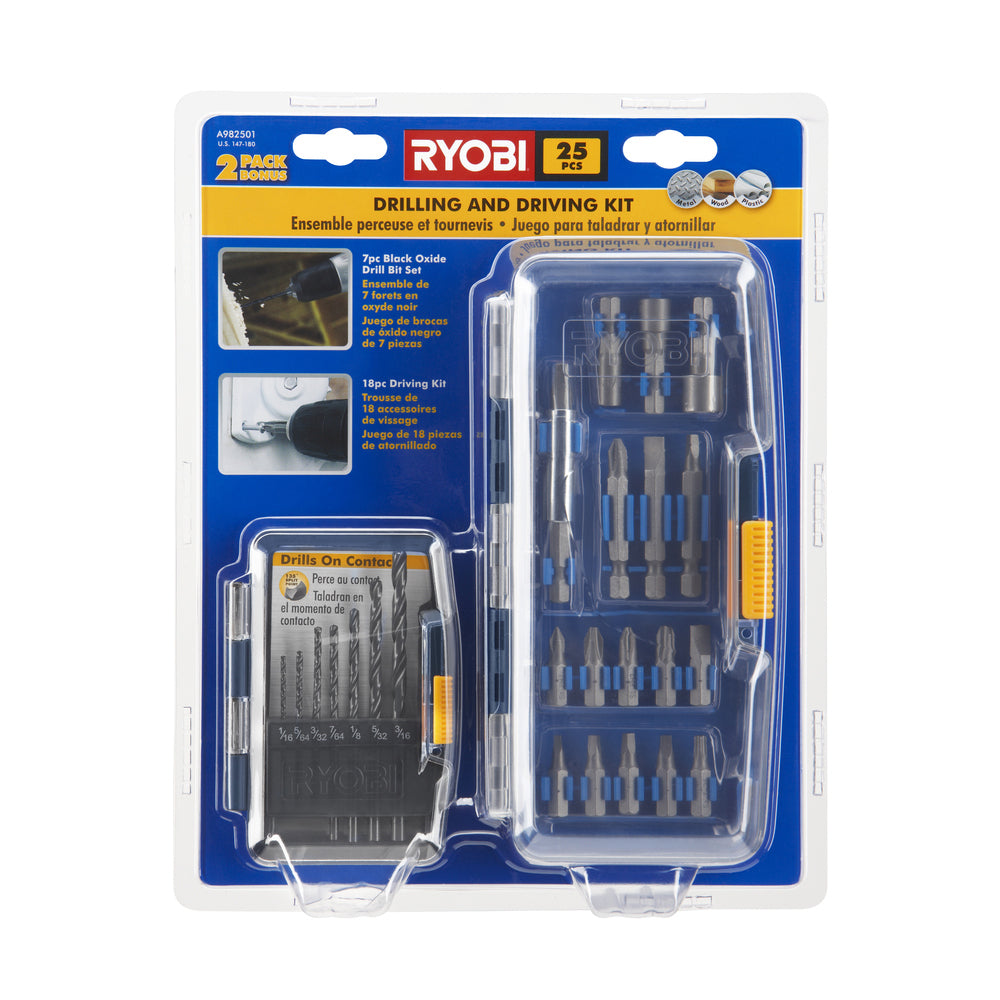 25 PC. Drilling and Driving Kit