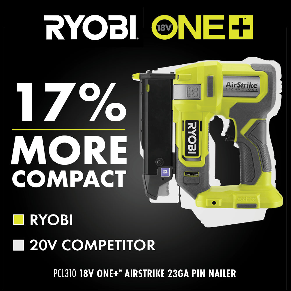 18V ONE+ AirStrike 23GA Pin Nailer
