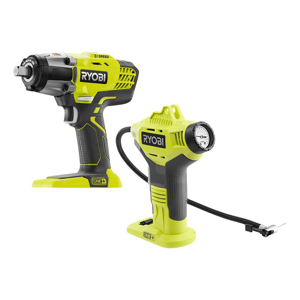 18V ONE+ 1/2 Impact Wrench and Inflator (Tools Only)