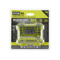 22 PC. 1" Diamond Grit Impact Drive Bits