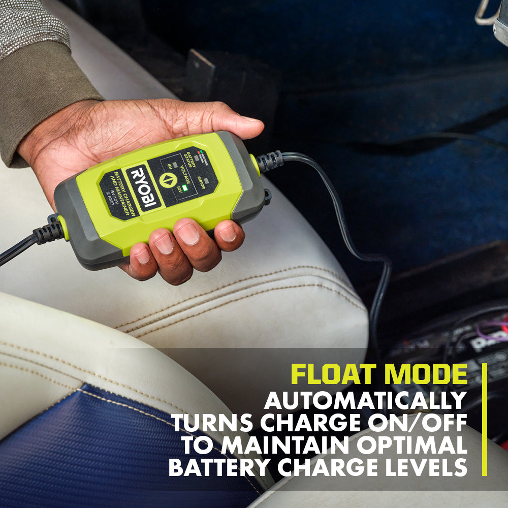 6V/12V 2 Amp Battery Charger & Maintainer