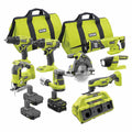 18V ONE+ 9-Piece Combo Kit with (3) Batteries and 6-Port SUPERCHARGER