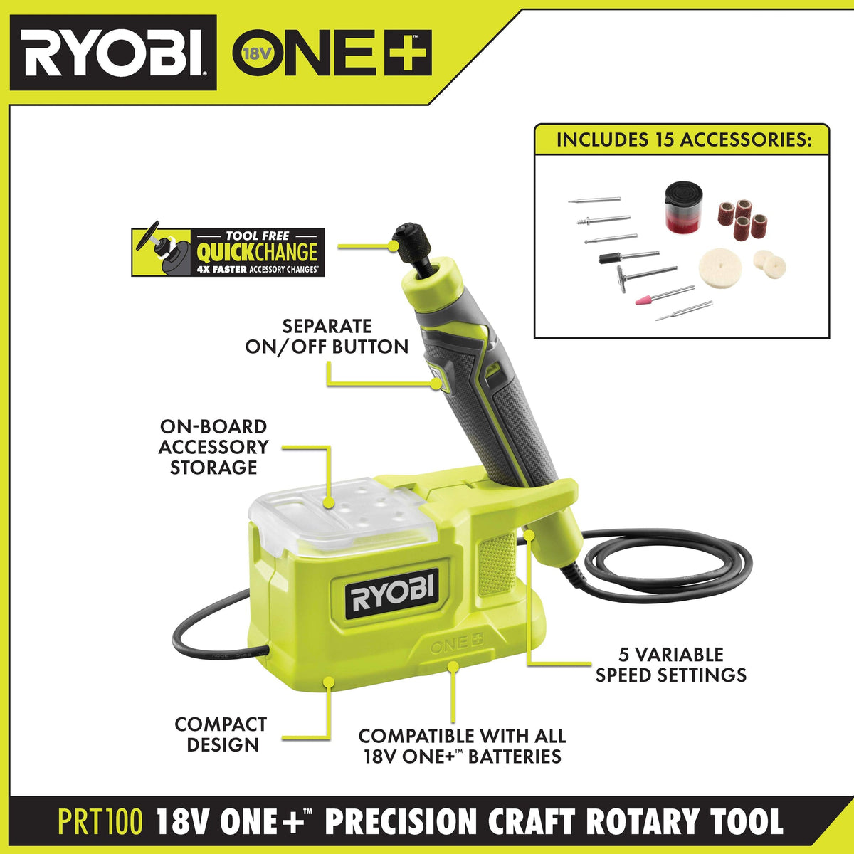 18V ONE+ Precision Craft Rotary Tool