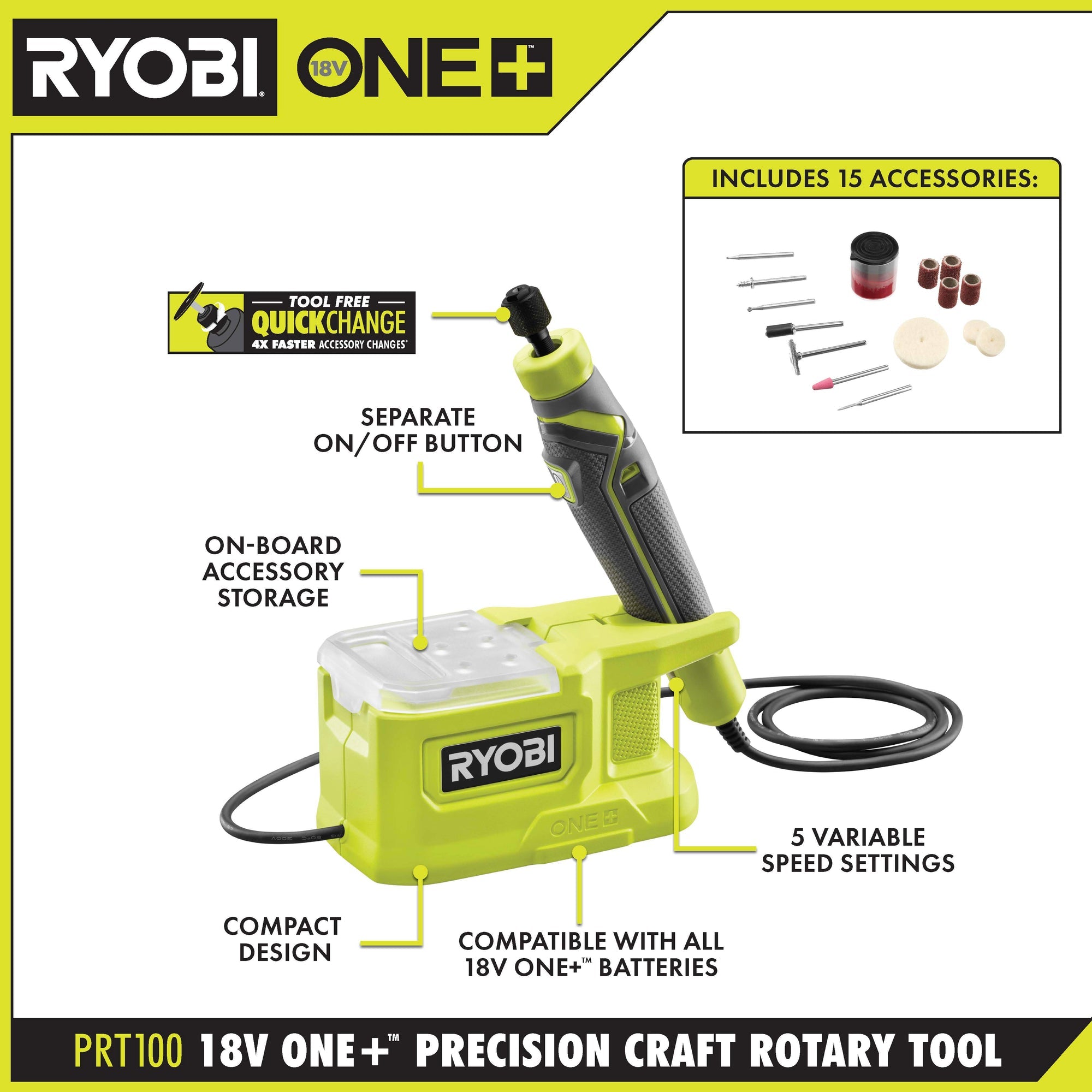 18V ONE+ Precision Craft Rotary Tool