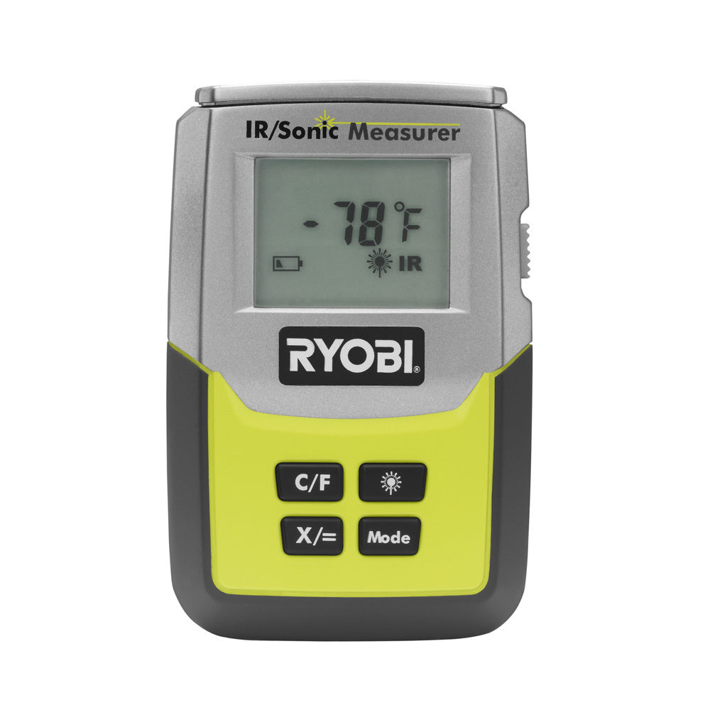 3 in 1 Infrared Thermometer, Sonic Distance Measurer, Laser Pointer