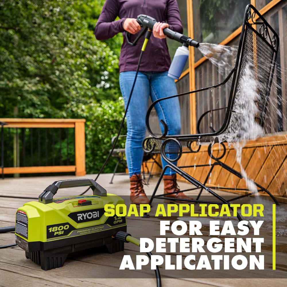 1800 PSI 1.2 GPM Electric Pressure Washer