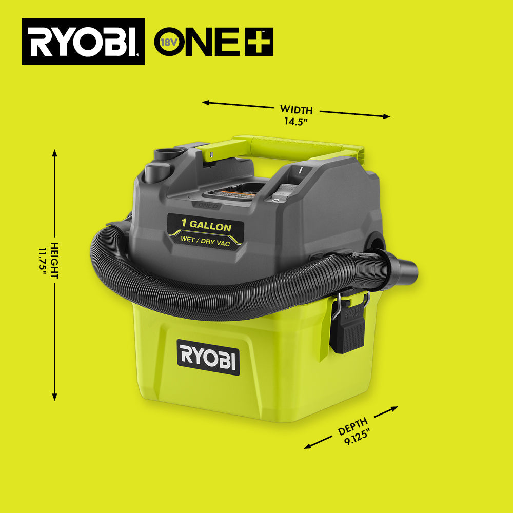 18V ONE+ 1 Gallon Wet/Dry Vacuum Kit