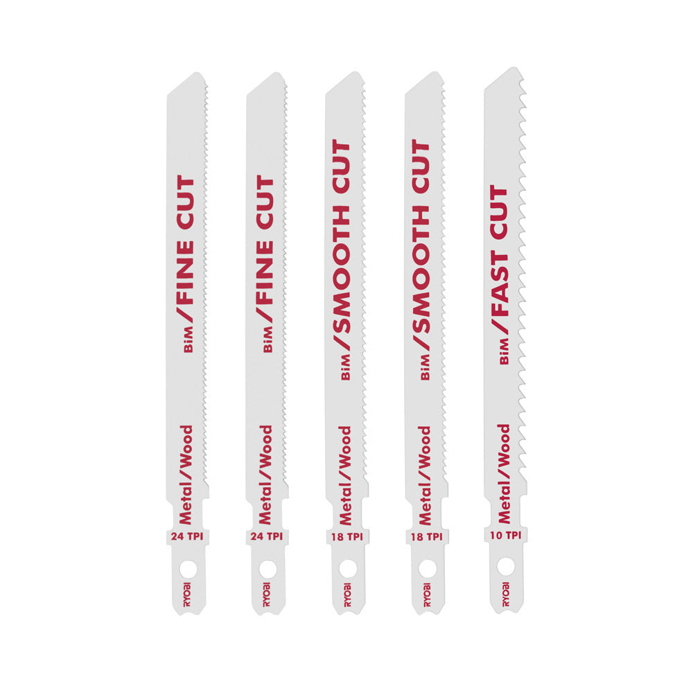 5PC. All Purpose Jig Saw Blade Kit