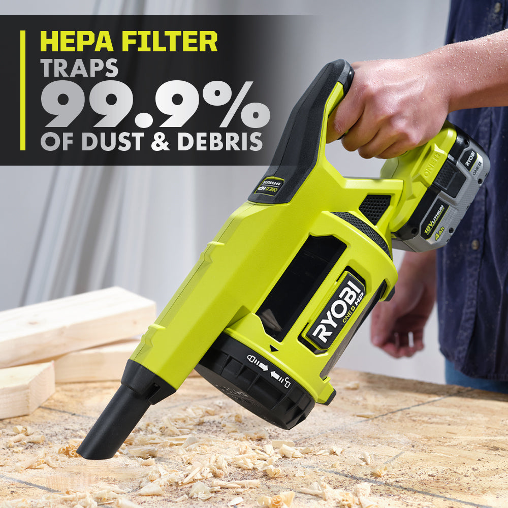 18V ONE+ HP Brushless Jobsite Hand Vacuum
