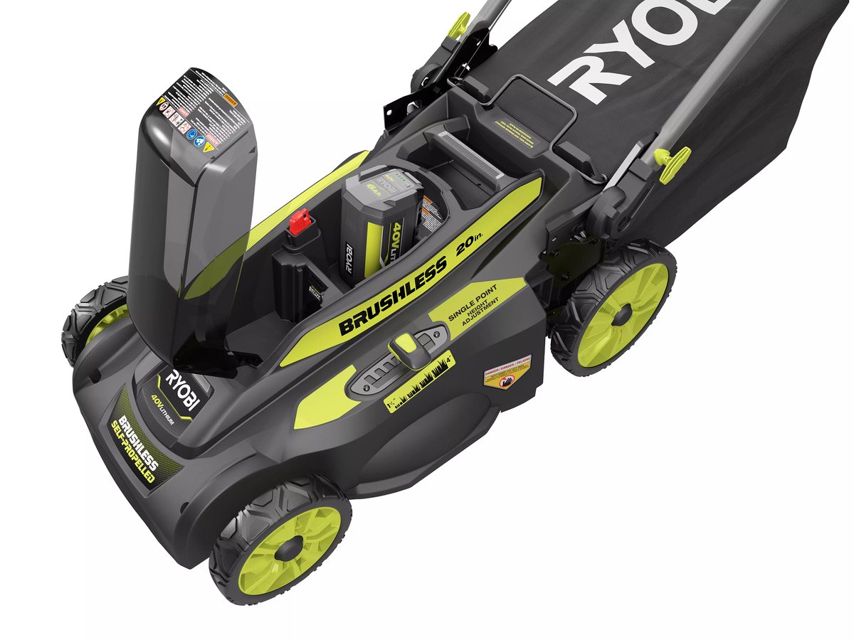 40V Brushless 20" Self-Propelled Lawn Mower