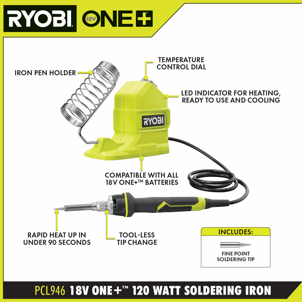 18V ONE+ 120W Soldering Iron Kit