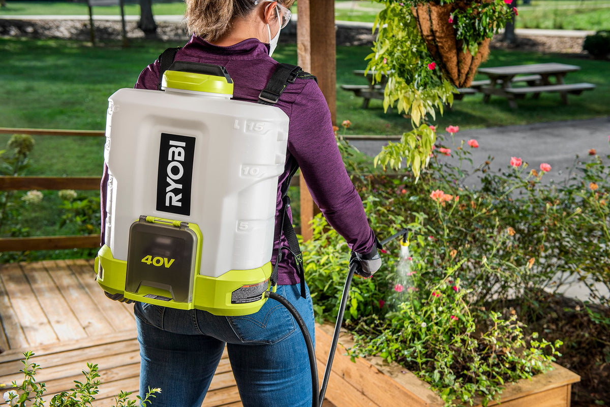 40V 4 Gallon Backpack Chemical Sprayer