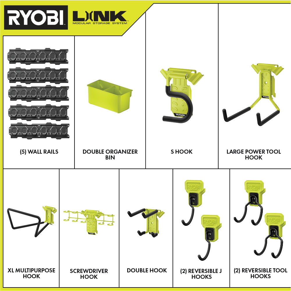 15 PC. LINK Wall Storage Kit