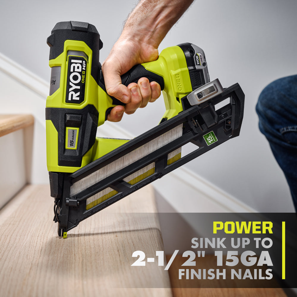 18V ONE+ HP Brushless 15GA Angled Finish Nailer