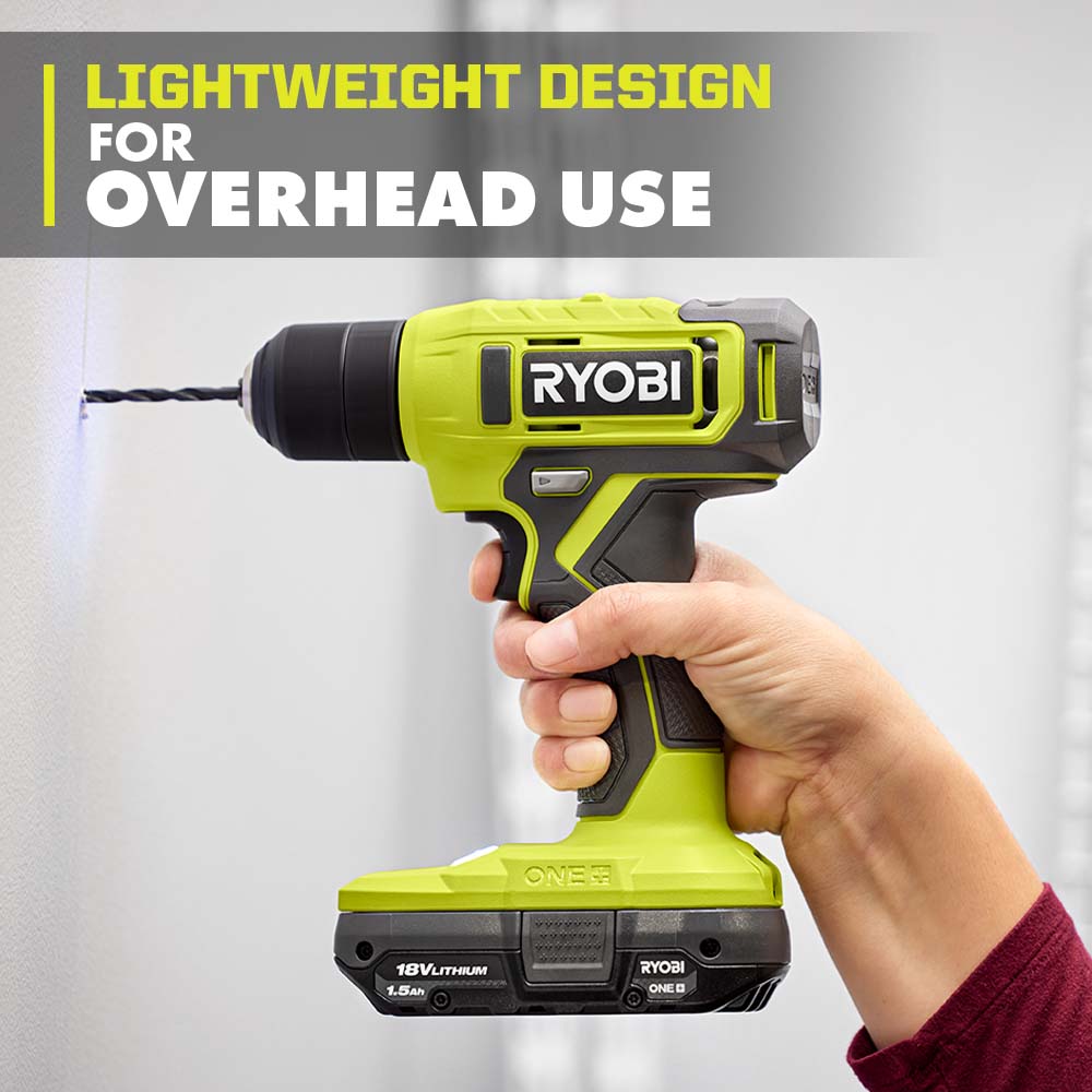 18V ONE+ 3/8" CORDLESS DRILL/DRIVER KIT WITH 1.5Ah BATTERY AND CHARGER