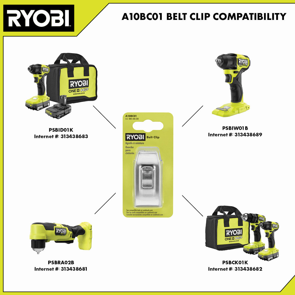 RYOBI Premium Belt Clip