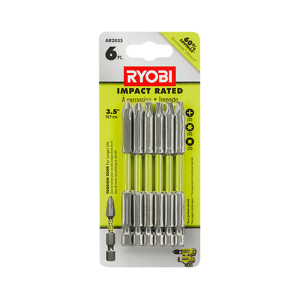 6-Piece 3.5" Impact Rated Driving Kit