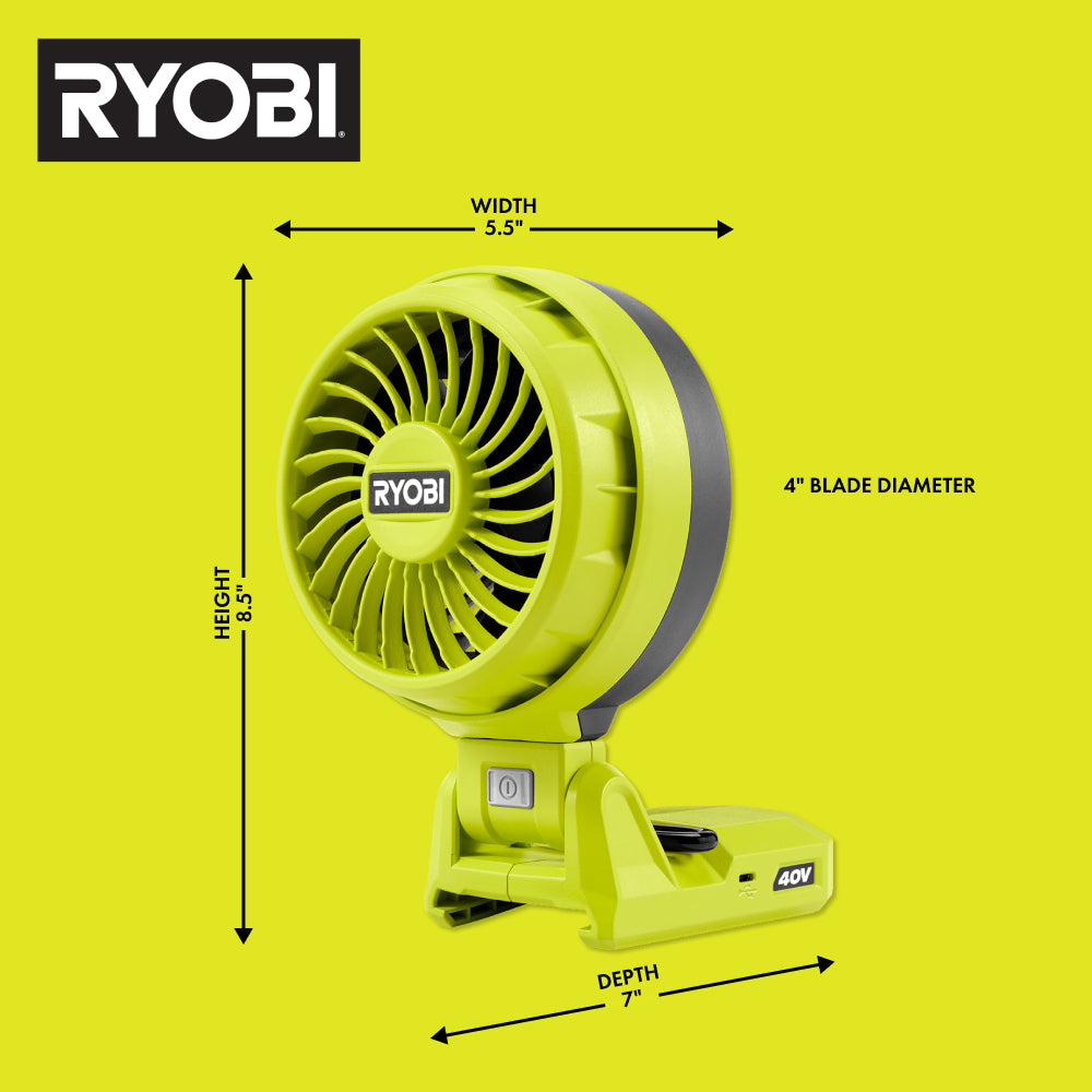 40V Battery Topper Fan