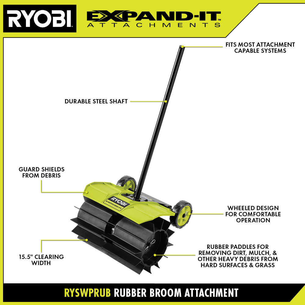 EXPAND-IT Rubber Broom Attachment