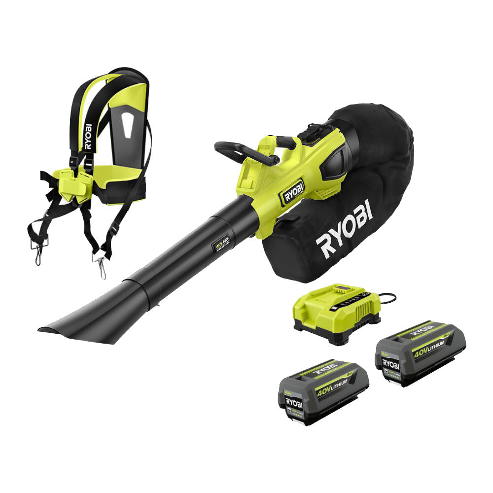 40V HP Brushless 600 CFM Blower/Vacuum Kit