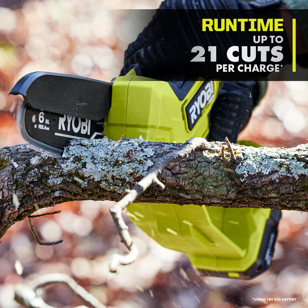 18V ONE+ HP 6" Compact Brushless Pruning Chainsaw
