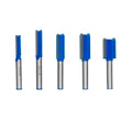 5 PC. Straight Router Bit Set