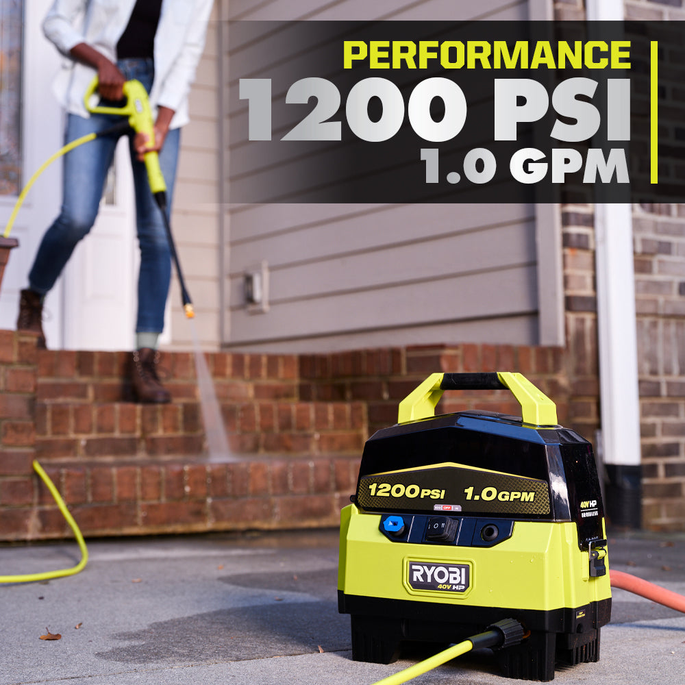 40V HP Brushless 1200 PSI 1.0 GPM Pressure Washer
