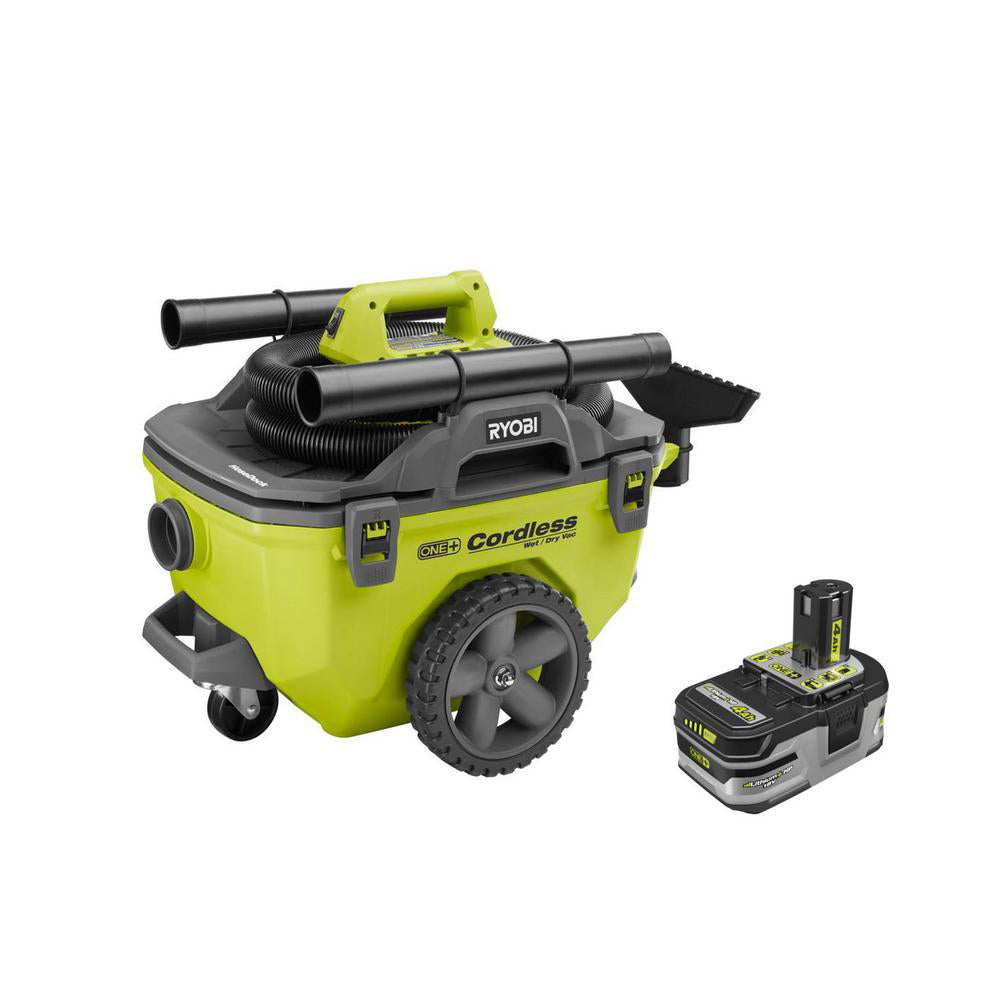 18V ONE+ 6 GAL. Wet/Dry Vacuum with 4.0 Ah Lithium+ HP High Capacity Battery