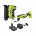 18V ONE+ 18-Gauge Brad Nailer and Multi-Tool Combo Kit with (1) 1.5 Ah Battery and Charger