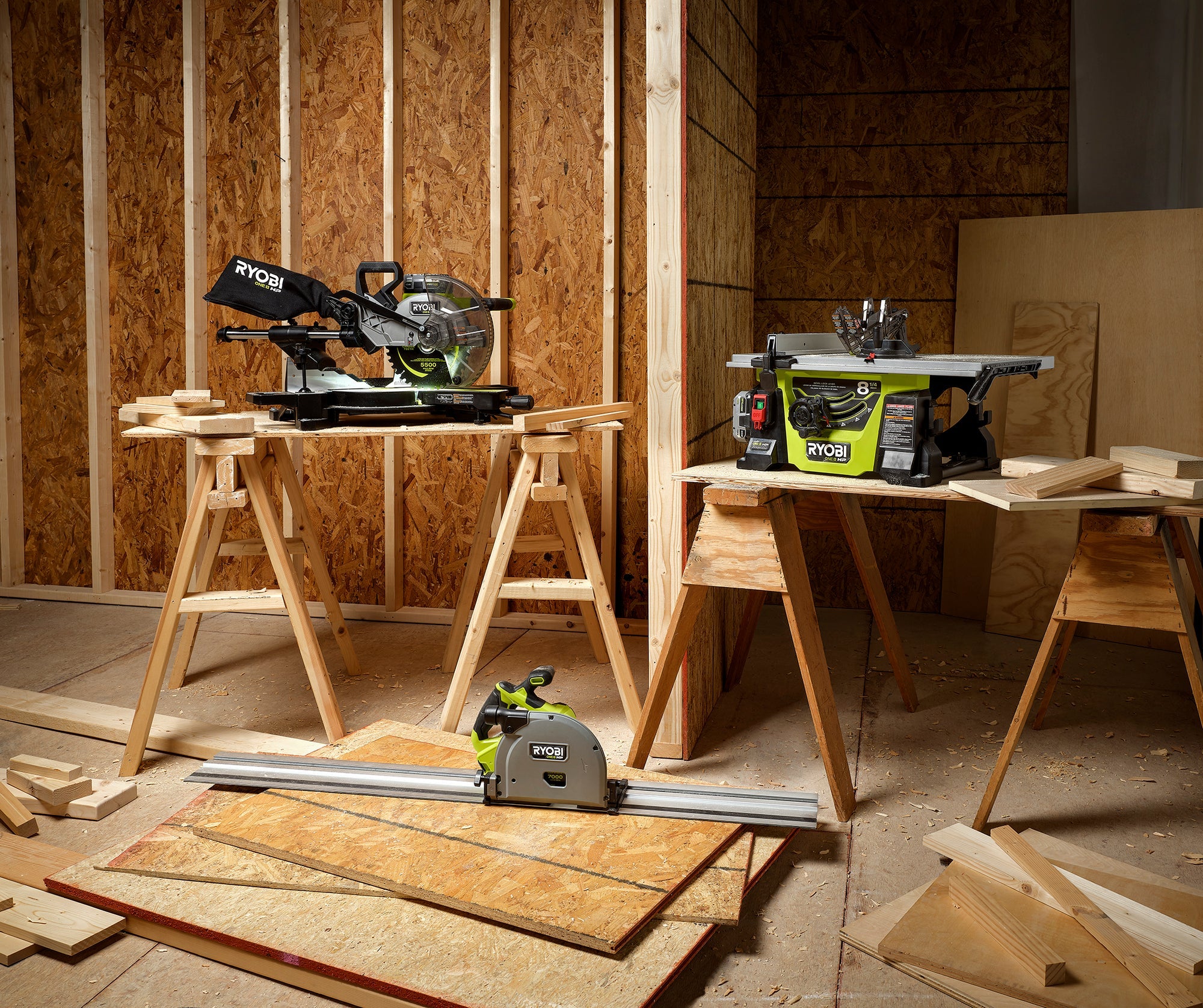18V ONE+ HP Brushless 8-1/4" Table Saw Kit
