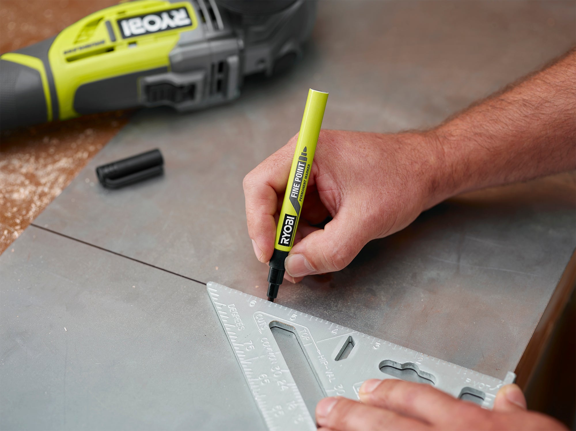 Black Fine Point Permanent Workshop Marker