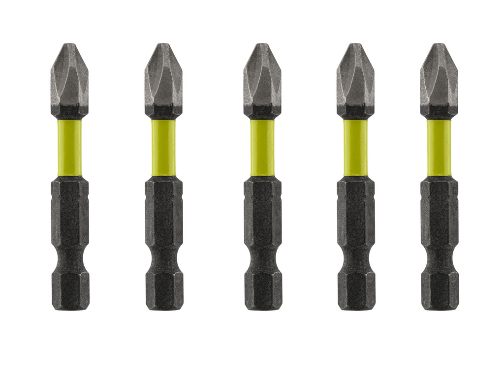 5 PC. 2" Diamond Grit Impact Drive Bits