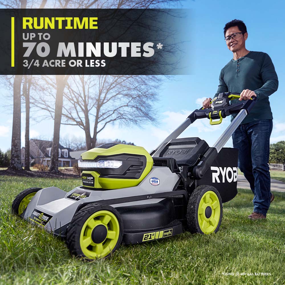 40V HP Brushless 21" Self-Propelled Multi-Blade Mower