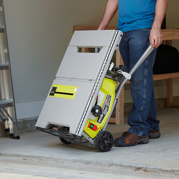 10" Expanded Capacity Table Saw with Rolling Stand