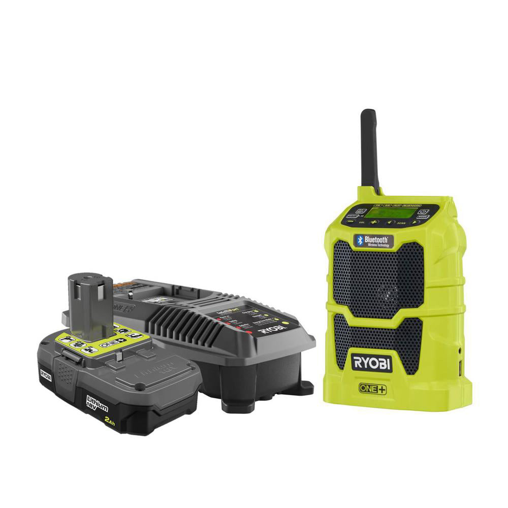 18V ONE+ Compact Radio with 2.0 Ah Battery and Dual Chemistry IntelliPort Charger Kit