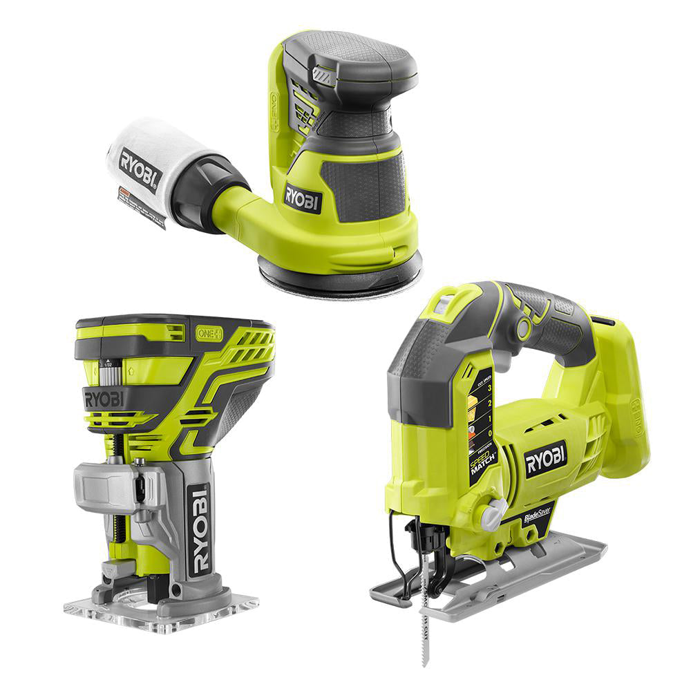 ONE+ BR Jigsaw/Router/Sander Kit