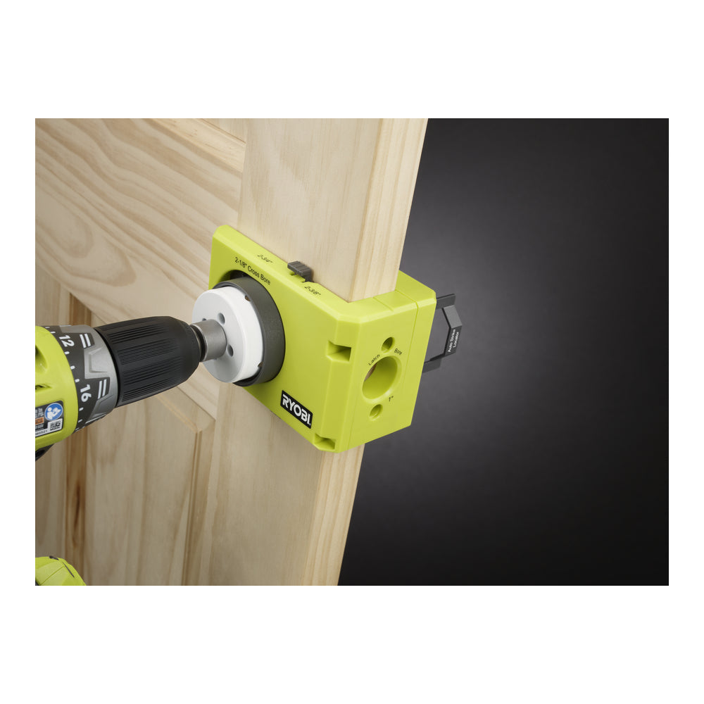 RYOBI Wood-Metal Door Lock Install Kit