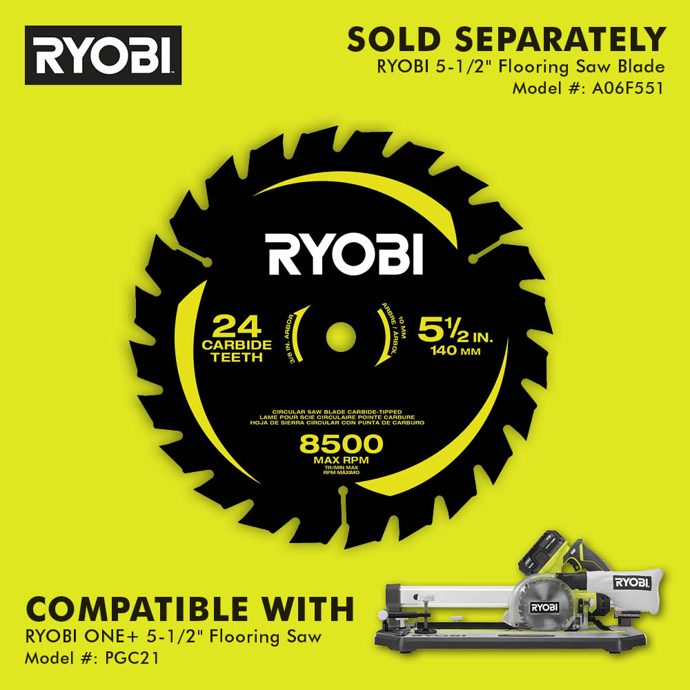 18V ONE+ 5-1/2" Flooring Saw Kit
