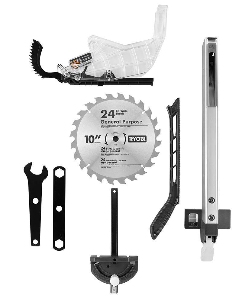 10" Expanded Capacity Table Saw with Rolling Stand