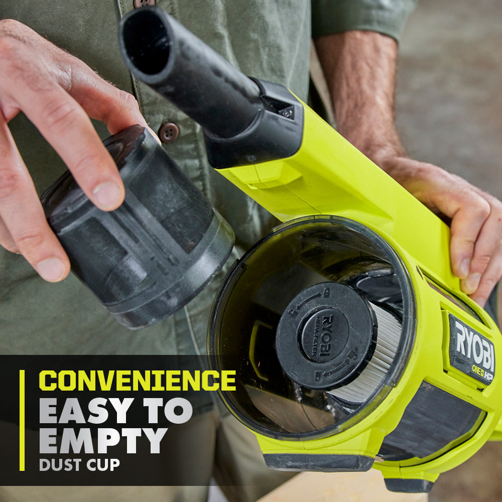 18V ONE+ HP Brushless Jobsite Hand Vacuum