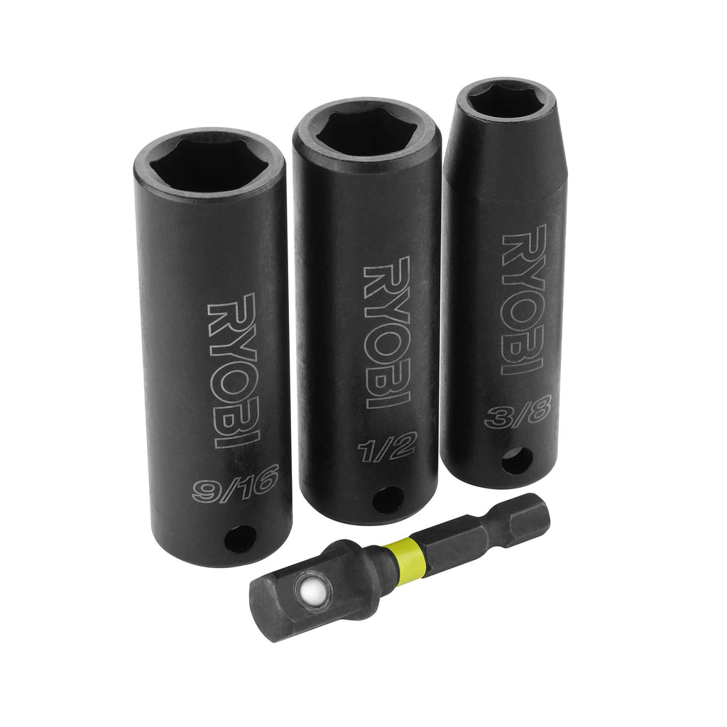 4 PC. 3/8" Drive SAE Impact Socket Set